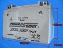 PowersSonic YTX9L-BS ATV Scooter Motorcycle Battery